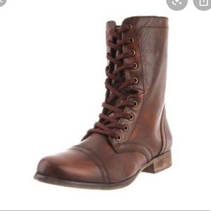 Steve Madden Brown Troopa Combat Boots size 7.5